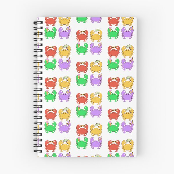 Item preview, Beach Holiday Crab Sticker Pack designed and sold by BysonDesigns.