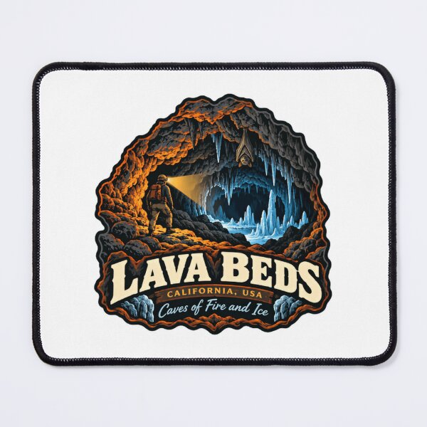 Item preview, Lava Beds California USA Caves Of Fire And Ice Spelunking Caver Explorer designed and sold by JonesFlora2025.