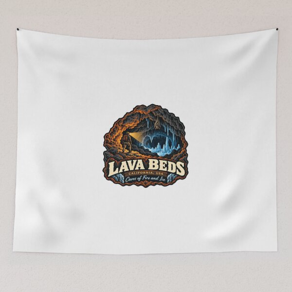 Item preview, Lava Beds California USA Caves Of Fire And Ice Spelunking Caver Explorer designed and sold by JonesFlora2025.