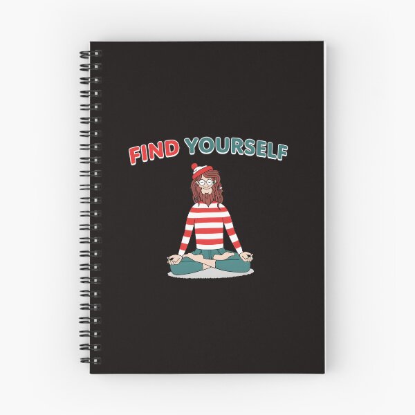 Item preview, ENCUÉNTRATE A TI MISMO: Parodia de Waldo sobre la meditación designed and sold by Black-OniOns.