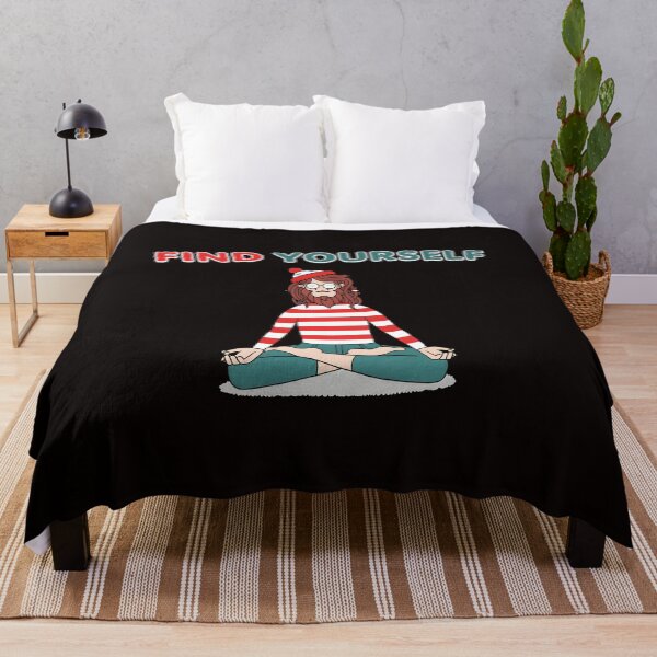 Artikelvorschau, Finde dich selbst – Meditation – Waldo-Parodie entworfen und verkauft von Black-OniOns.