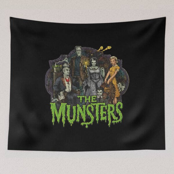 Item preview, The Munsters Retro Family Portrait designed and sold by Black-OniOns.