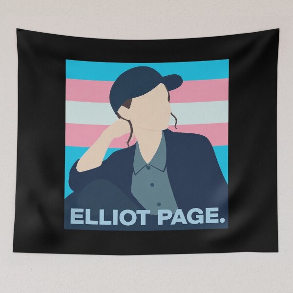 Item preview, Elliot Page Pride Portrait designed and sold by CassandraCasey.