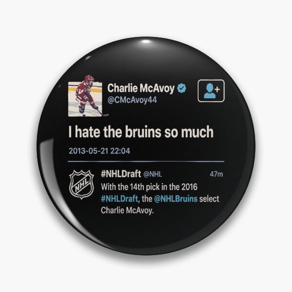 Item preview, Charlie McAvoy Tweet designed and sold by ContrerasJohn.