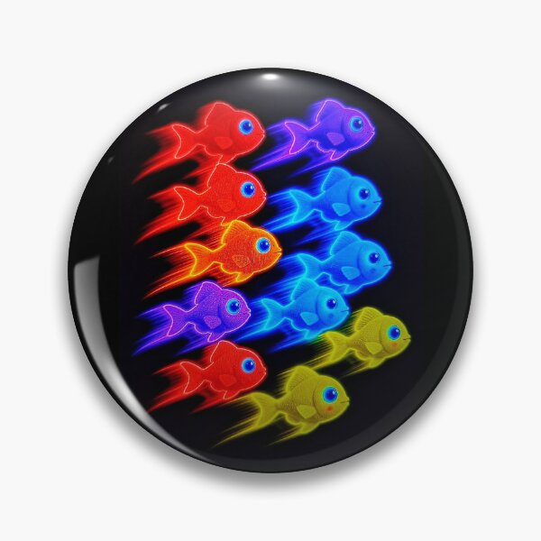 Artikelvorschau, Neon Fish Colorful Motion Art. entworfen und verkauft von RBest!.