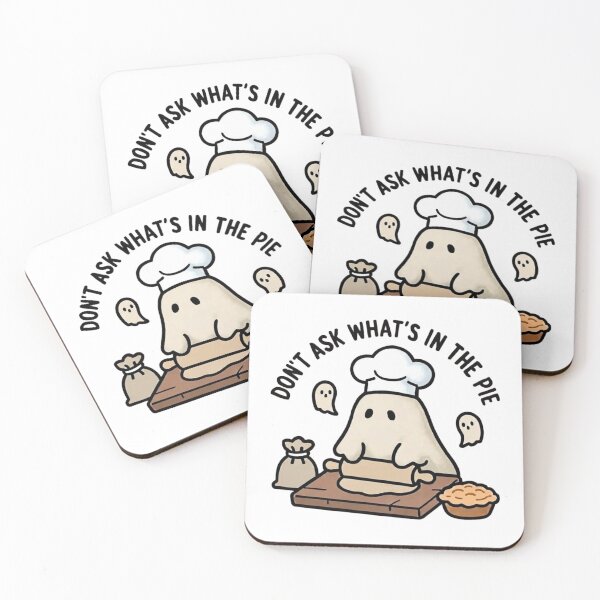 Item preview, Don't Ask What's in the Pie - Funny Ghost Baker Halloween designed and sold by LuloCreative.