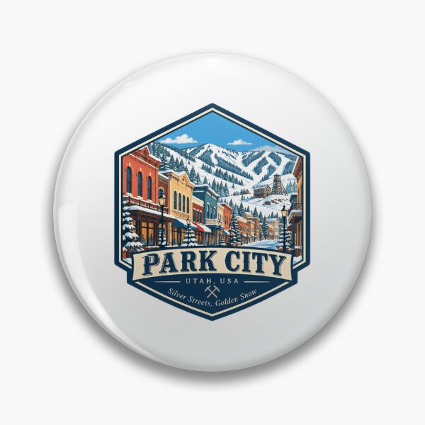 Item preview, Park City Utah USA Silver Streets Golden Snow Ski Snowboard Resort Traveler designed and sold by JonesFlora2025.