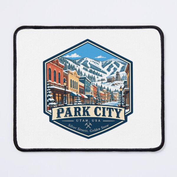 Item preview, Park City Utah USA Silver Streets Golden Snow Ski Snowboard Resort Traveler designed and sold by JonesFlora2025.
