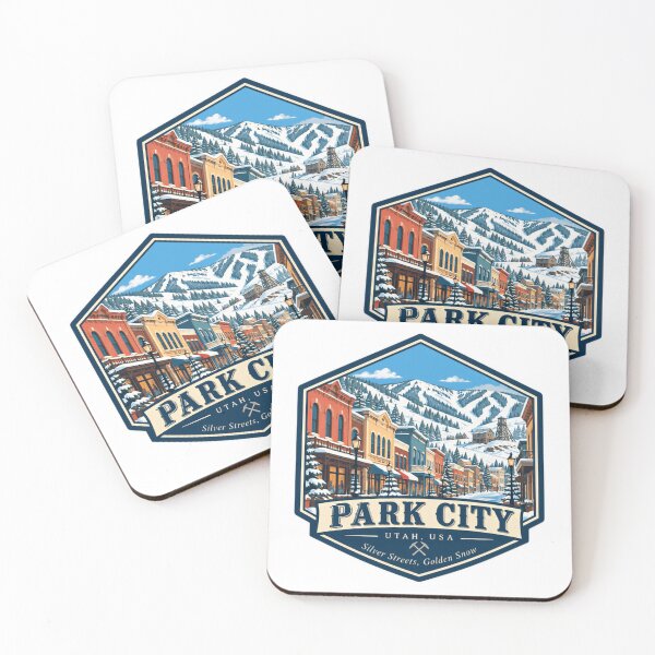 Item preview, Park City Utah USA Silver Streets Golden Snow Ski Snowboard Resort Traveler designed and sold by JonesFlora2025.