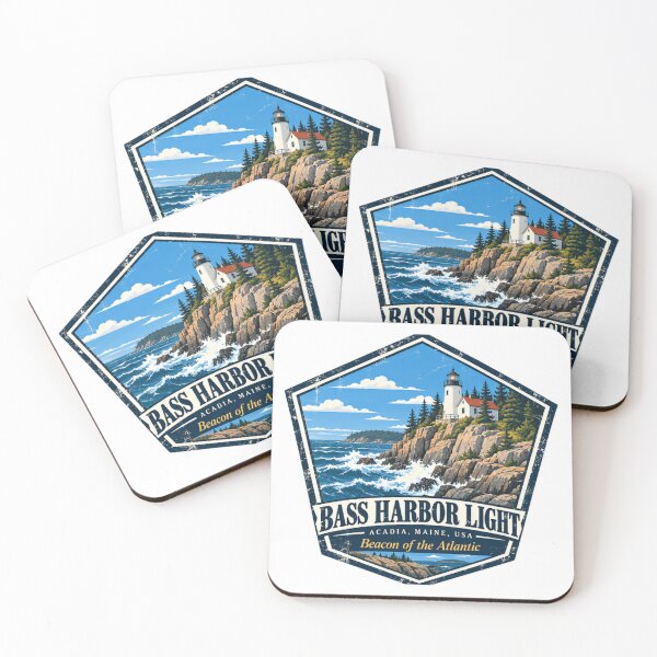 Item preview, Bass Harbor Light Acadia Maine USA Beacon Of The Atlantic Lighthouse Travel Souvenir designed and sold by JonesFlora2025.
