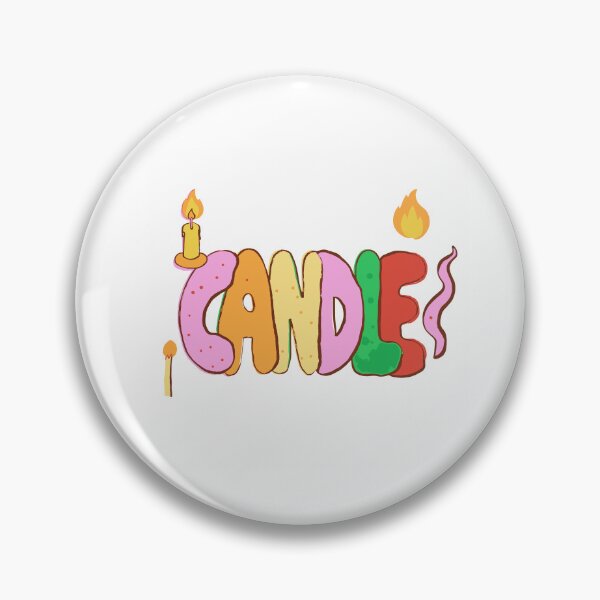 Item preview, Candlelight Lettering - Riso Doodle Print designed and sold by BysonDesigns.