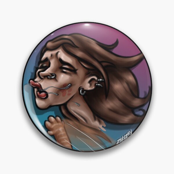 Item preview, Grimacing Woman Scratched by Cat Paw designed and sold by josephder646.