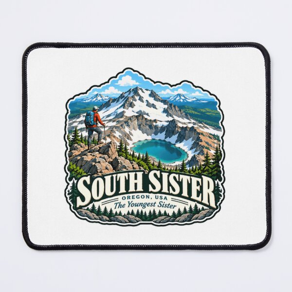 Item preview, South Sister Oregon USA The Youngest Sister Mountain Hiking Adventure designed and sold by Simsimah26Parks.