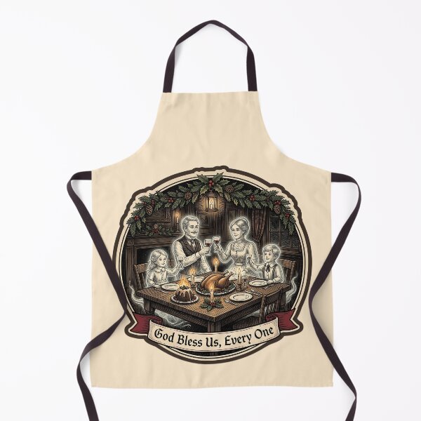 Item preview, God Bless Us Every One — Christmas Ghost Dinner designed and sold by TheCalmEdit.