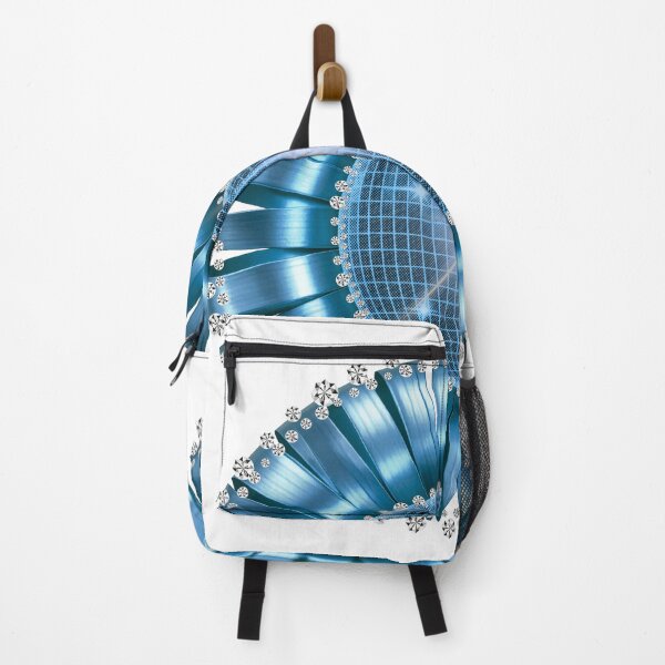 Item preview, ​Sparkling Blue Disco Ball Diamond Flower Aesthetic Art designed and sold by MinimalAurashop.