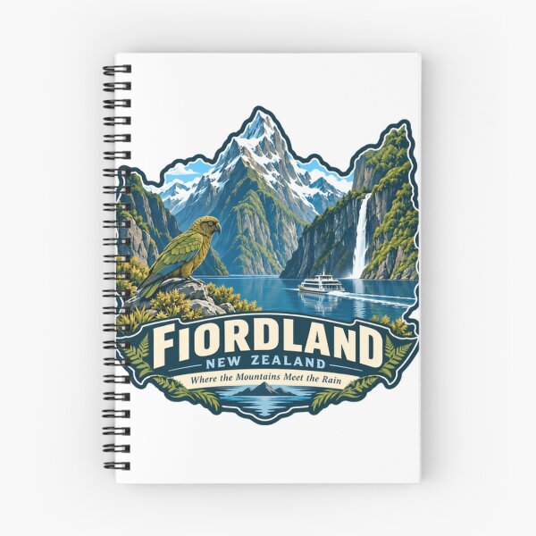 Item preview, Fiordland New Zealand Where The Mountains Meet The Rain Traveler Destination designed and sold by Simsimah26Parks.