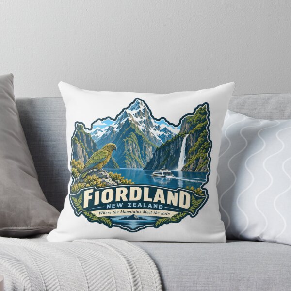 Item preview, Fiordland New Zealand Where The Mountains Meet The Rain Traveler Destination designed and sold by Simsimah26Parks.