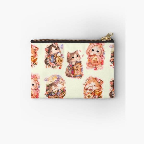 Item preview, Lucky Kitty 福 – Pastel Fortune Cat cute designed and sold by sara747.