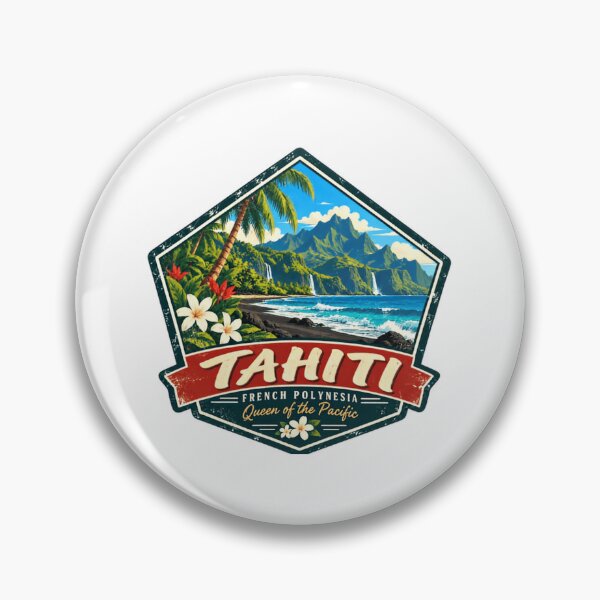Item preview, Tahiti French Polynesia Queen Of The Pacific Travel Island Vacationer designed and sold by JonesFlora2025.