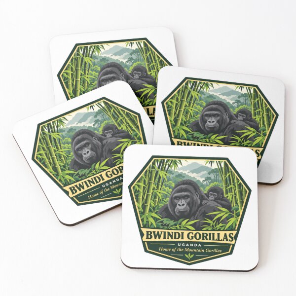 Item preview, Bwindi Gorillas Uganda Home Of The Mountain Gorillas African Wildlife Tourist Souvenir designed and sold by Simsimah26Parks.