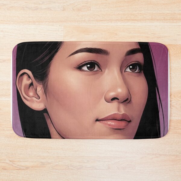Item preview, BS BinOon Bulan Lotus Gaze Khom Sapphic Thai GL Kdrama Actress LGBTQ+ Cartoon Art Wall Decor Comic Print Poster Shirt Cell  designed and sold by Mind Space.