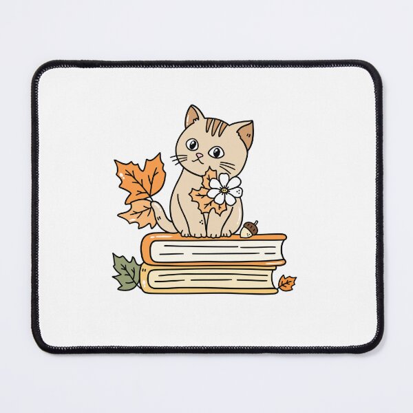 Item preview, Autumn Cat Book Reader Lover designed and sold by SkeletonsDanger.