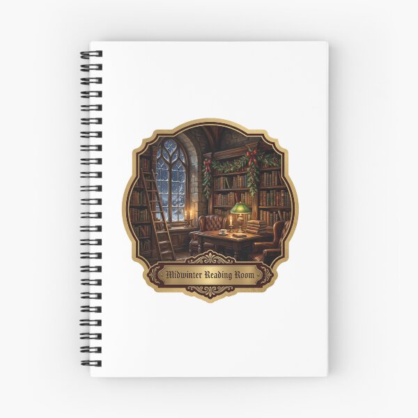 Item preview, Dark Academia Christmas Library — Midwinter designed and sold by TheCalmEdit.
