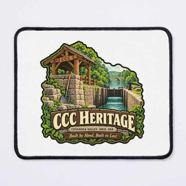 Item preview, Ccc Heritage Cuyahoga Valley Ohio History Civilian Conservation Corps National Park designed and sold by JonesFlora2025.