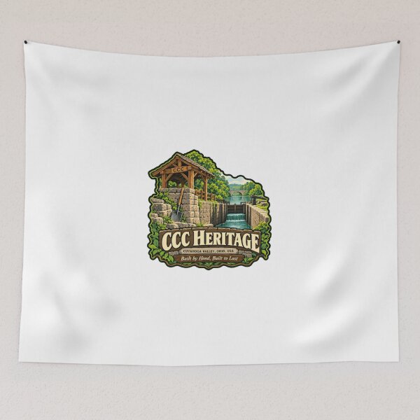 Item preview, Ccc Heritage Cuyahoga Valley Ohio History Civilian Conservation Corps National Park designed and sold by JonesFlora2025.
