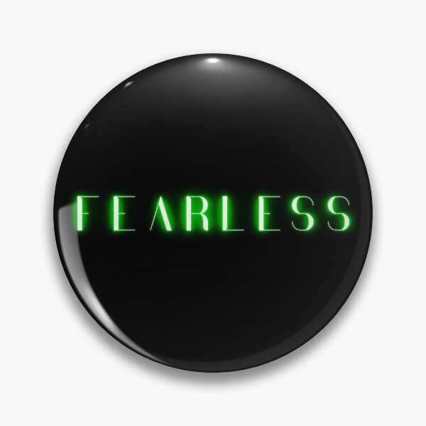 Item preview, Fearless Neon Green Bold Courage & Confidence  designed and sold by Detroja Typography.