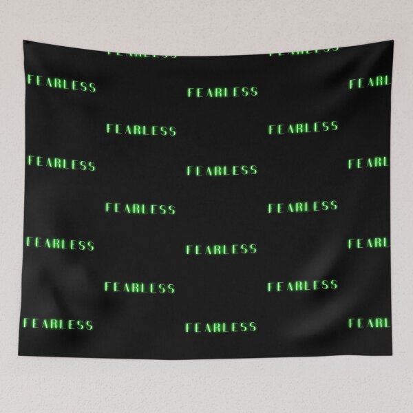 Item preview, Fearless Neon Green Bold Courage & Confidence  designed and sold by Detroja Typography.