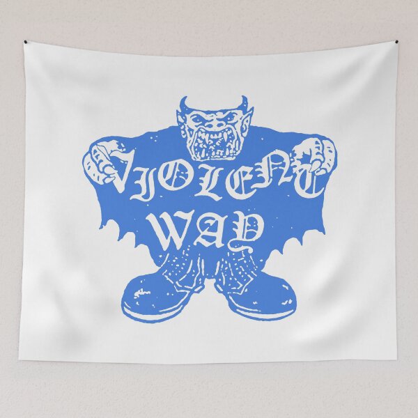 Item preview, Blue Silhouette Glam Rock Band designed and sold by billiasbros.