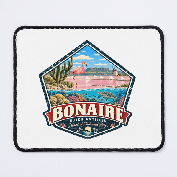 Item preview, Bonaire Dutch Antilles Island Of Pink And Reefs Caribbean Travel Scuba Diving Snorkeling Vacation designed and sold by Simsimah26Parks.