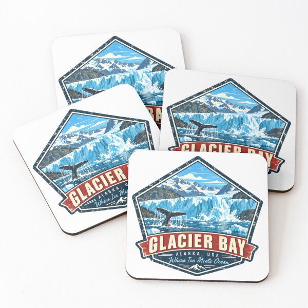 Item preview, Glacier Bay Alaska USA Where Ice Meets Ocean National Park Travel Souvenir designed and sold by Simsimah26Parks.