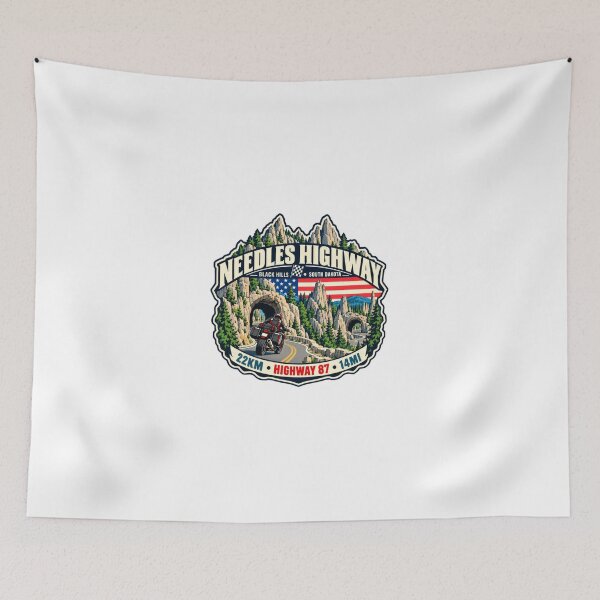 Item preview, Needles Highway Black Hills South Dakota Highway 87 Motorcycle Rider Travel designed and sold by JonesFlora2025.