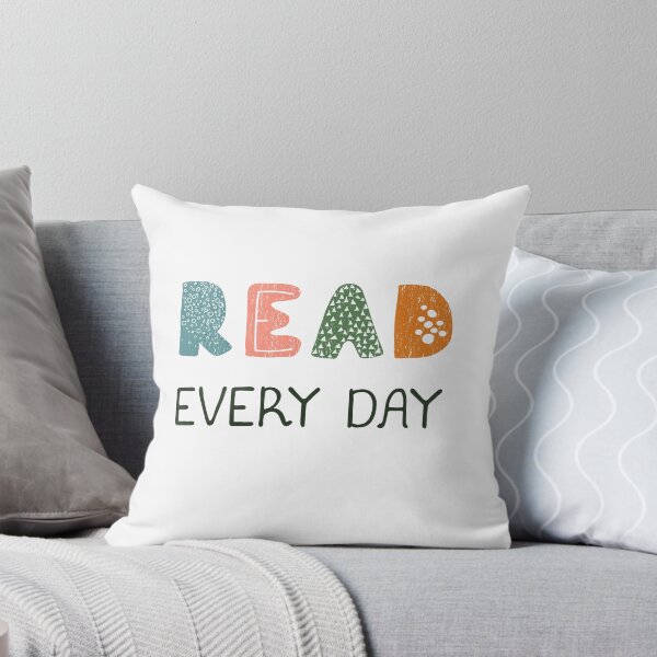 Item preview, Read Every Day Book Lover Reading Hobby designed and sold by SkeletonsDanger.