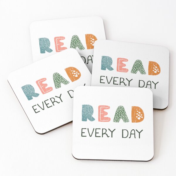 Item preview, Read Every Day Book Lover Reading Hobby designed and sold by SkeletonsDanger.