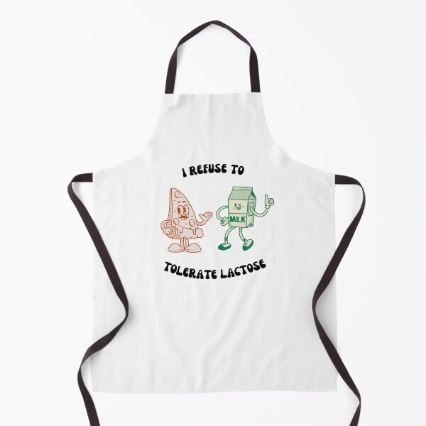 Item preview, I Refuse To Tolerate Lactose Black Font Retro Cartoon Meme designed and sold by kristy1003.