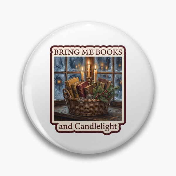 Item preview, Books and Candlelight — Dark Academia Christmas designed and sold by TheCalmEdit.