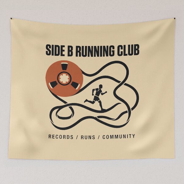 Item preview, Side B Running Club Reel Tape Audiophile Runner designed and sold by SplashTastic.