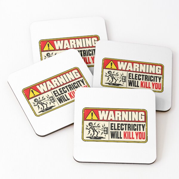 Item preview, Warning Electricity Will Kill You Electrical Safety Electrician Worker designed and sold by HumansStuck12.