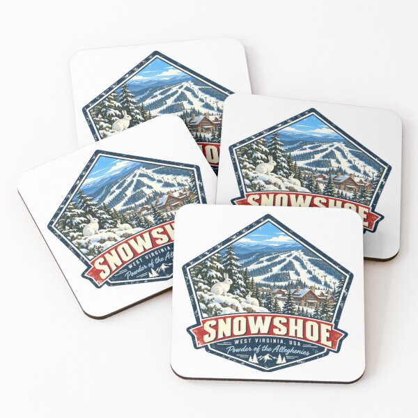 Item preview, Snowshoe West Virginia USA Powder Of The Alleghenies Ski Resort Mountain Vacation designed and sold by JonesFlora2025.
