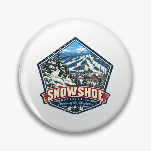 Item preview, Snowshoe West Virginia USA Powder Of The Alleghenies Ski Resort Mountain Vacation designed and sold by JonesFlora2025.