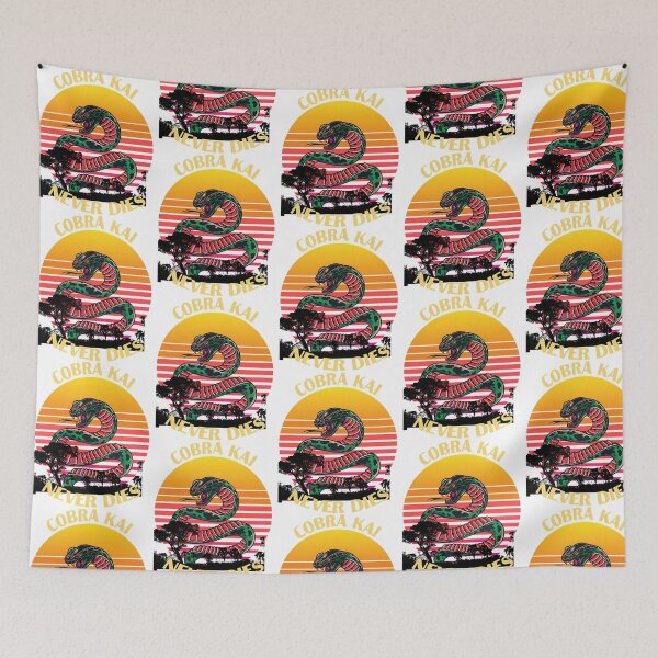 Aperçu de l'œuvre Cobra Kai Never Dies Vintage créée et vendue par geofretread.