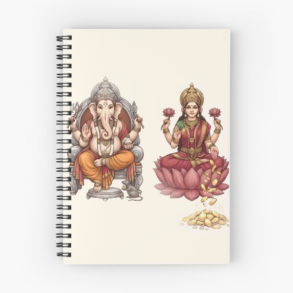 Item preview, Lakshmi Ganesh Kuber Diwali Art designed and sold by hutofdesigns.