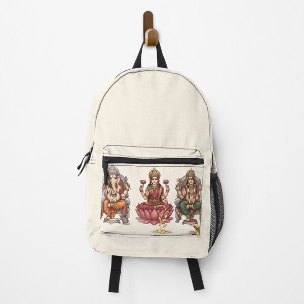 Aperçu de l'œuvre Lakshmi Ganesh Kuber Diwali Art créée et vendue par hutofdesigns.