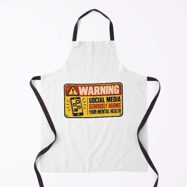 Item preview, Warning Social Media Seriously Harms Your Mental Health Awareness designed and sold by HumansStuck12.