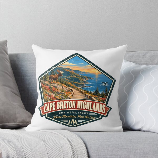Item preview, Cape Breton Highlands Nova Scotia Canada Travel Where Mountains Meet The Sea Explorer Souvenir designed and sold by JonesFlora2025.