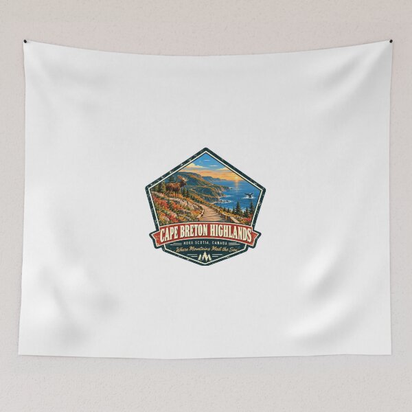 Item preview, Cape Breton Highlands Nova Scotia Canada Travel Where Mountains Meet The Sea Explorer Souvenir designed and sold by JonesFlora2025.