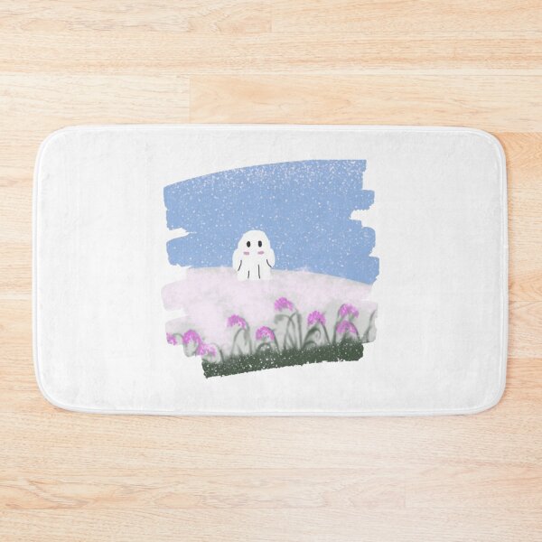 Item preview, Boo Enjoying A Snowy Morning Cute Ghost Lavender Field designed and sold by Bellefourcheact.